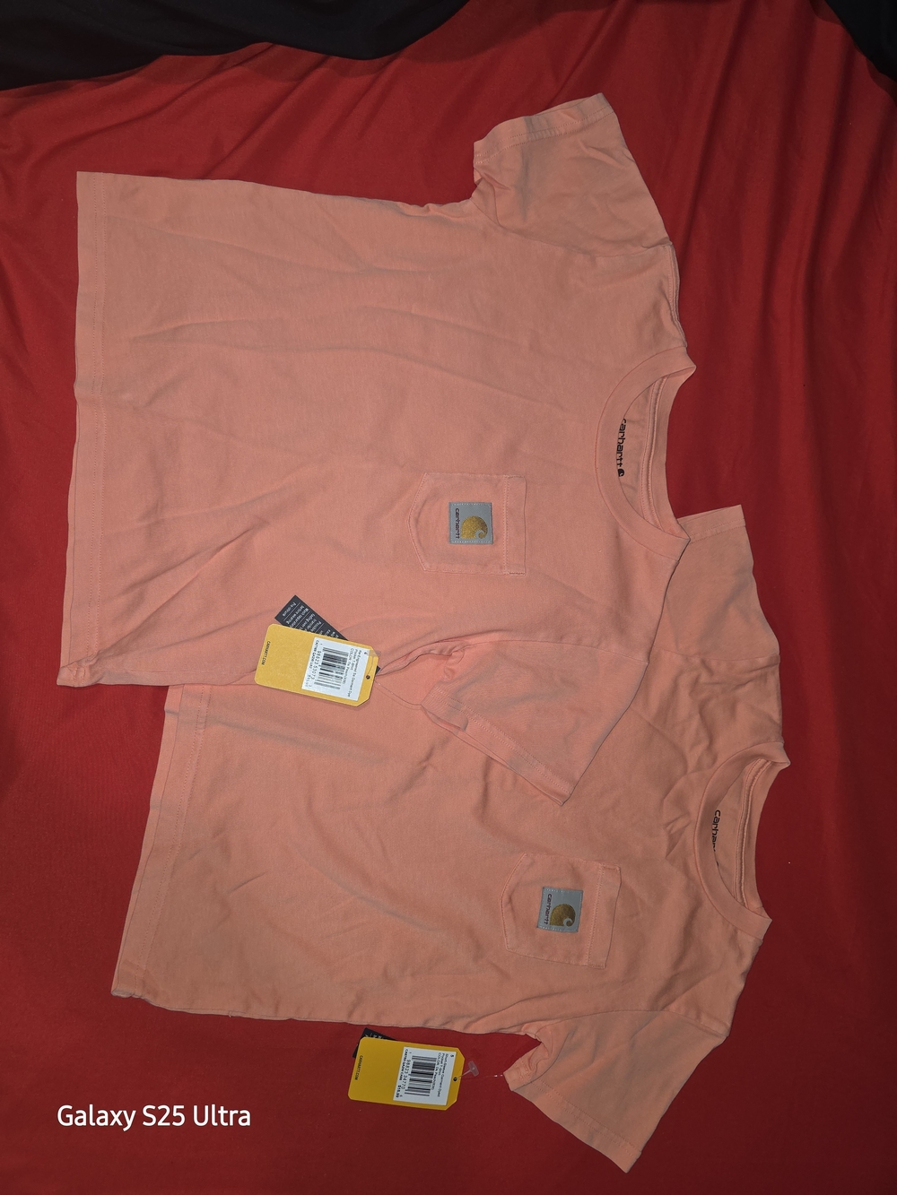 Carhartt Pocket Tee in Peach (2-Pack)